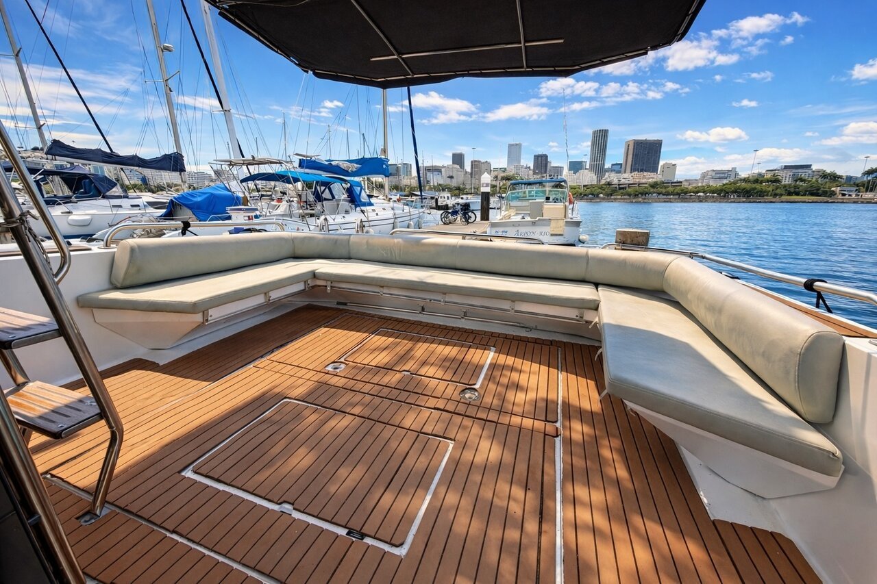 WeBoat 420 - Flybridge lounge